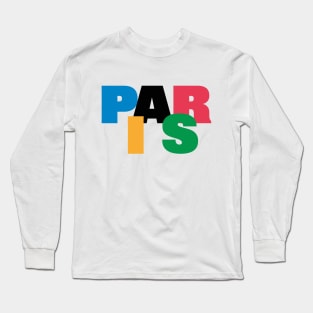 Paris in Olympics Colors Long Sleeve T-Shirt